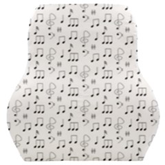 Music Notes Wallpaper Car Seat Back Cushion  by Mariart