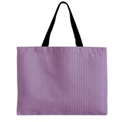 Wisteria Purple - Zipper Mini Tote Bag by FashionLane
