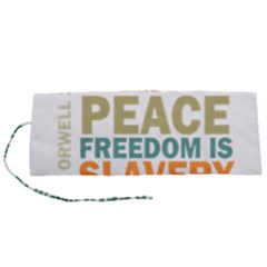 Orwell Roll Up Canvas Pencil Holder (s) by Valentinaart