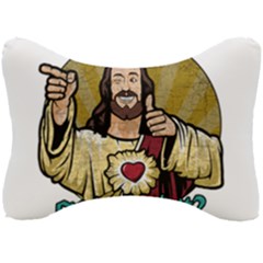 Buddy Christ Seat Head Rest Cushion by Valentinaart