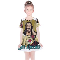 Buddy Christ Kids  Simple Cotton Dress by Valentinaart