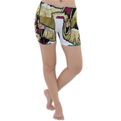 Buddy Christ Lightweight Velour Yoga Shorts by Valentinaart