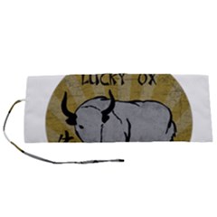 Chinese New Year ¨c Year Of The Ox Roll Up Canvas Pencil Holder (s) by Valentinaart