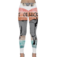 Chinese New Year ¨c Year Of The Ox Classic Yoga Leggings by Valentinaart