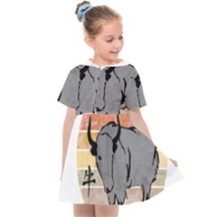 Chinese New Year ¨c Year Of The Ox Kids  Sailor Dress by Valentinaart