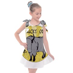 Chinese New Year ¨c Year Of The Ox Kids  Tie Up Tunic Dress by Valentinaart