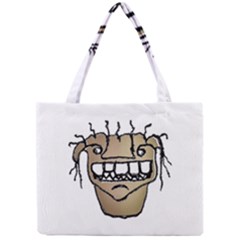 Sketchy Monster Head Drawing Mini Tote Bag by dflcprintsclothing