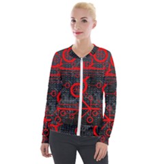 Tech - Red Velvet Zip Up Jacket by ExtraGoodSauce