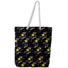 Sparkle Stars Full Print Rope Handle Tote (large) by Sparkle