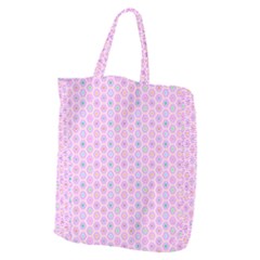 Hexagonal Pattern Unidirectional Giant Grocery Tote by Dutashop