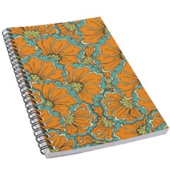 Orange Flowers 5 5  X 8 5  Notebook by goljakoff