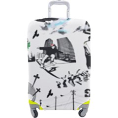 Skater-underground Luggage Cover (large) by PollyParadise