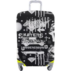 Skater-underground2 Luggage Cover (large) by PollyParadise