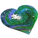 Night Sky Wooden Puzzle Heart View3