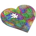 Prisma Colors Wooden Puzzle Heart View3