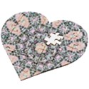 Gem Wooden Puzzle Heart View2