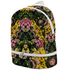 Springflowers Zip Bottom Backpack by LW323