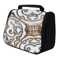 Gold Design Full Print Travel Pouch (small) by LW323