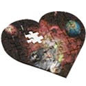 Space Wooden Puzzle Heart View3