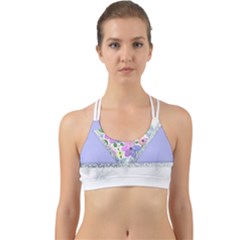 Minimal Purble Floral Marble A Back Web Sports Bra by gloriasanchez