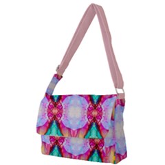 Colorful Abstract Painting E Full Print Messenger Bag (s) by gloriasanchez