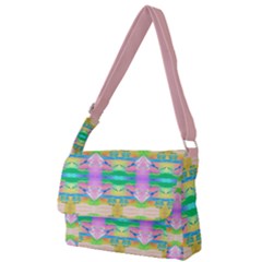 Colorful Neon Pattern  Full Print Messenger Bag (s) by gloriasanchez
