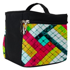 Pop Art Mosaic Make Up Travel Bag (small) by essentialimage365