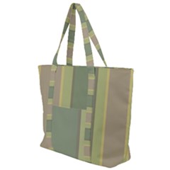 Mod Green Zip Up Canvas Bag by themeaniestore