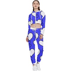 S1e1sue3 Cropped Zip Up Lounge Set by SomethingForEveryone