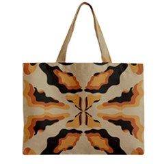 Abstract Pattern Geometric Backgrounds  Abstract Geometric  Zipper Mini Tote Bag by Eskimos