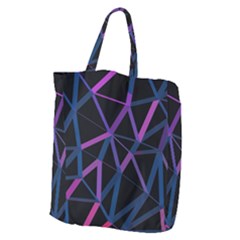 3d Lovely Geo Lines  V Giant Grocery Tote by Uniqued