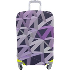 3d Lovely Geo Lines  Iv Luggage Cover (large) by Uniqued