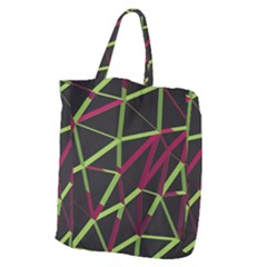 3d Lovely Geo Lines X Giant Grocery Tote by Uniqued