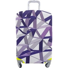 3d Lovely Geo Lines X Luggage Cover (large) by Uniqued