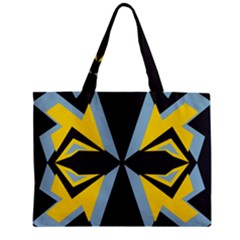 Abstract Pattern Geometric Backgrounds   Zipper Mini Tote Bag by Eskimos