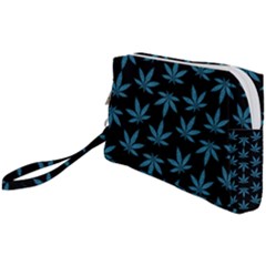 Weed Pattern Wristlet Pouch Bag (small) by Valentinaart