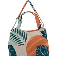 Tropical Pattern Double Compartment Shoulder Bag by Valentinaart