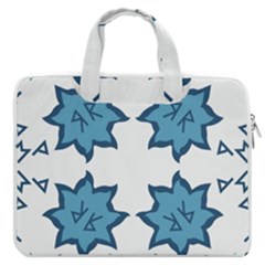 Abstract Pattern Geometric Backgrounds   Macbook Pro 16  Double Pocket Laptop Bag  by Eskimos