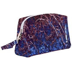 Autumn Fractal Forest Background Wristlet Pouch Bag (large) by Amaryn4rt