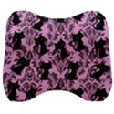 Pink Cats Velour Head Support Cushion View1