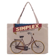 Simplex Bike 001 Design By Trijava Zipper Medium Tote Bag by nate14shop