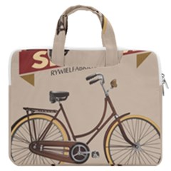 Simplex Bike 001 Design By Trijava Macbook Pro13  Double Pocket Laptop Bag by nate14shop