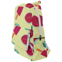 Watermelon Leaves Cherry Background Pattern Travelers  Backpack by nate14shop