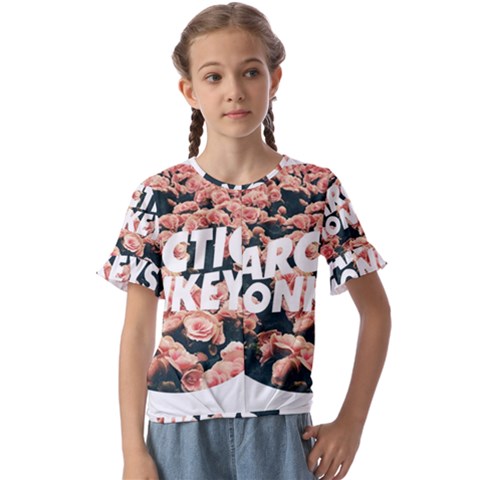 Arctic Monkeys Colorful Kids  Cuff Sleeve Scrunch Bottom Tee by nate14shop