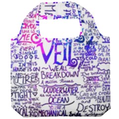 Piere Veil Foldable Grocery Recycle Bag by nate14shop