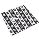 Black-and-white-flower-pattern-by-zebra-stripes-seamless-floral-for-printing-wall-textile-free-vecto Wooden Puzzle Square View3