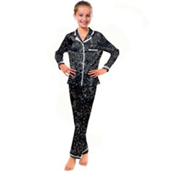 Cloth-3592974 Kid s Satin Long Sleeve Pajamas Set by nate14shop