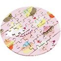 Cupcakes Wooden Puzzle Round View3
