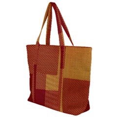 Tablecloth Zip Up Canvas Bag by nate14shop