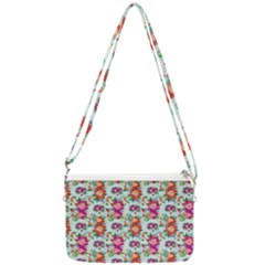 Floral Double Gusset Crossbody Bag by nate14shop